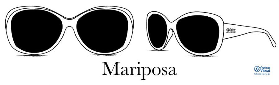 Lentes estilo mariposa o butterfly para mujer