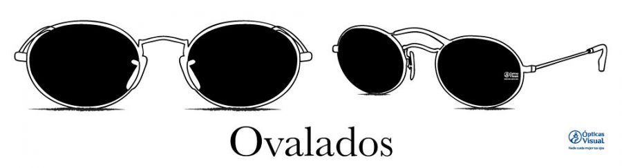 Lentes de armazón ovalado clásico