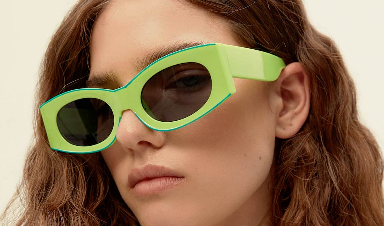 Comparación de estilos de lentes que favorecen rostros redondos