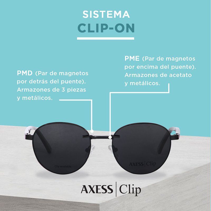 Variedad de modelos Axess Clip