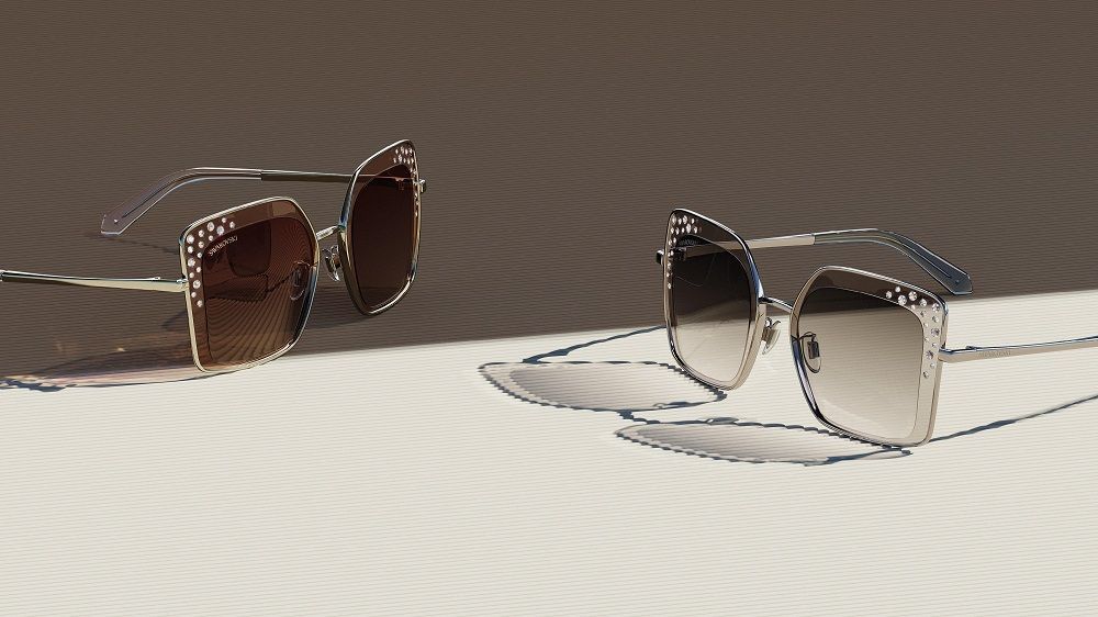 Lentes oftálmicos Swarovski con cristales